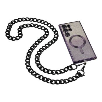 Black Acrylic Fashion Crossbody Phone Chain