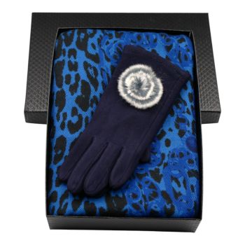 Ladies Boxed Scarf & Gloves Gift Set