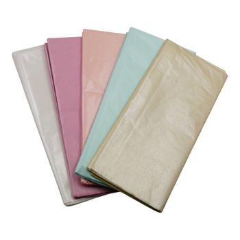 Pearlescent tissue paper

Measuring approx. : 20 inch x 26 inch

Pack of 3