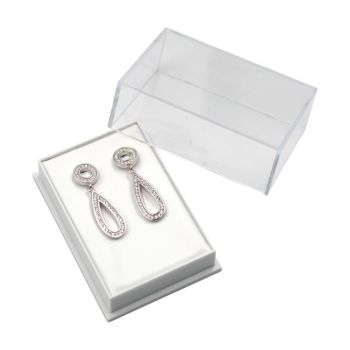 This clear cover box can be used as both a pendant and for drop earrings, offering flexibility for various jewellery designs.
Come complete with pads. 
Measuring approx. 5.9cm x 4cm x 2.2cm
Pad usable space: 5.5cm x 3.6cm