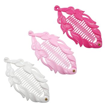 Assorted Acrylic Banana Clips