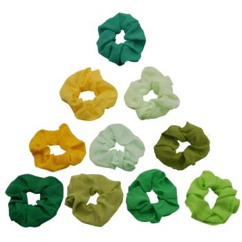 Plain chiffon scrunchies.
In assorted Blue and Green tone colours.
