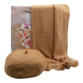 Ladies Winter Scarf & Beret Gift Set