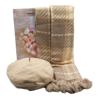 Ladies Winter Scarf & Beret Gift Set