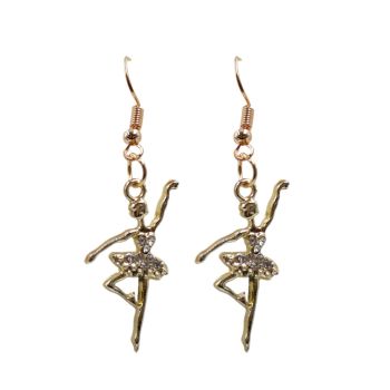 Diamante Ballerina Drop Earrings