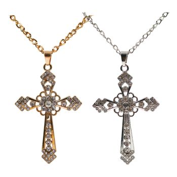 Diamante Cross Pendant