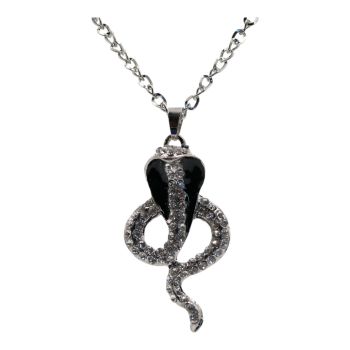 XXL Diamante Snake Pendant