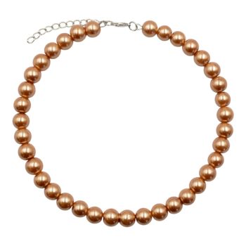 Venetti Glass Pearl Choker 