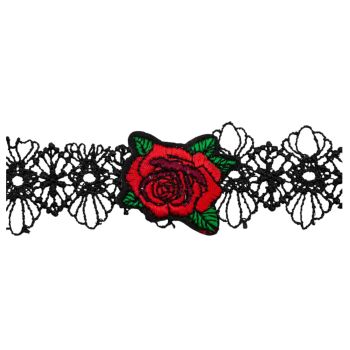 Rose Lace Choker