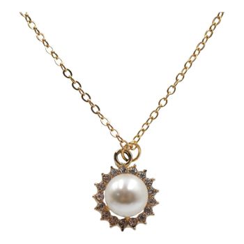 Venetti Diamante Pearl Pendant