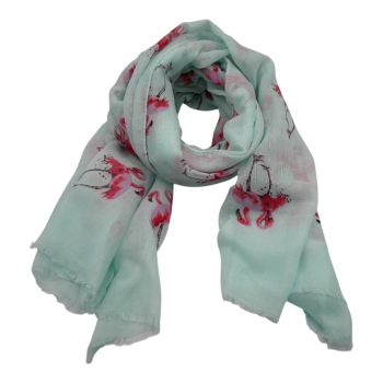 Ladies Flamingo Maxi Scarf