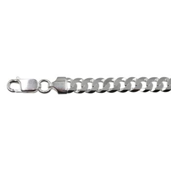 Sterling silver curb chain.
Measuring approx 22 inches long x 0.6cm wide.