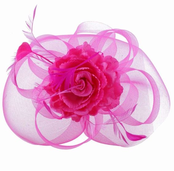 Mesh Flower Fascinator (£2.80 Each)