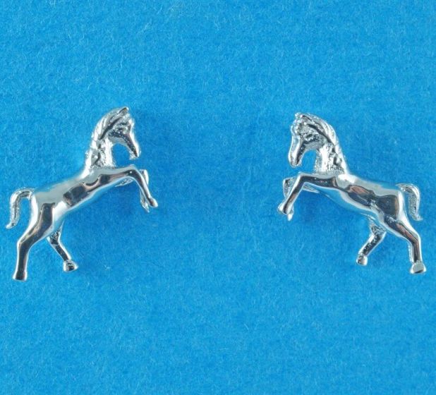 Silver Horse Stud Earrings (£3.30 Each)
